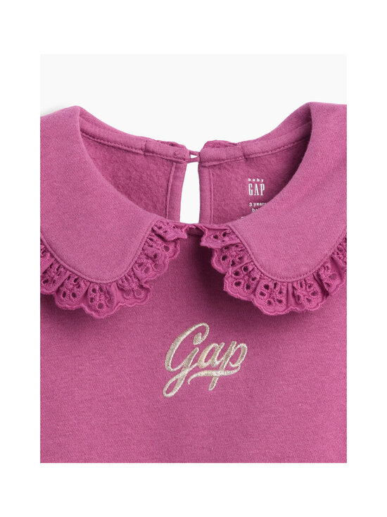 GAP - Eyelet Trim Collar Logo džemperis - DEEP DAHLIA | Stockmann - photo 3