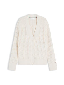 Tommy Hilfiger - Cable adīta jaka - Z00 IVORY PETAL | Stockmann