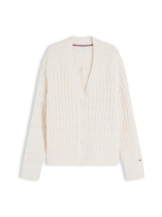 Tommy Hilfiger - Cable adīta jaka - Z00 IVORY PETAL | Stockmann - photo 1