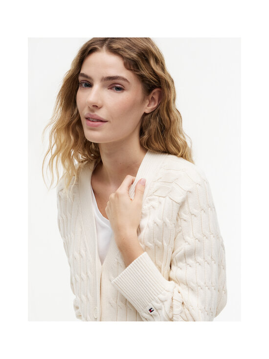 Tommy Hilfiger - Cable adīta jaka - Z00 IVORY PETAL | Stockmann - photo 5