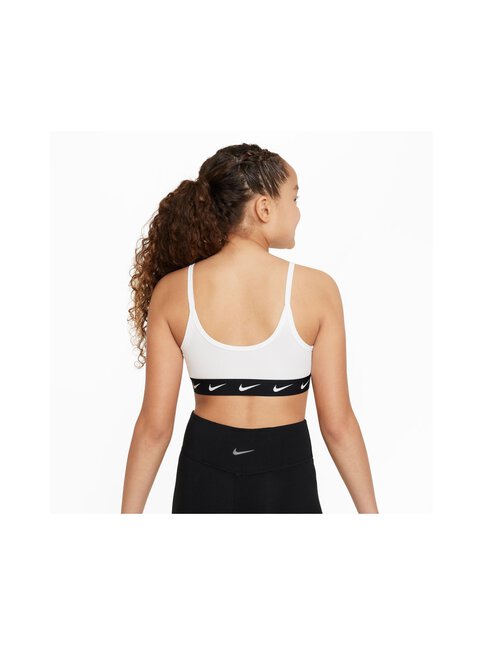 Nike Dri-FIT One Bra Top Girls - black/white FD2276-010