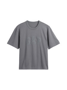 GAP - Relaxed Cropped Logo T-krekls - CASTOR GRAY 18-0510 | Stockmann