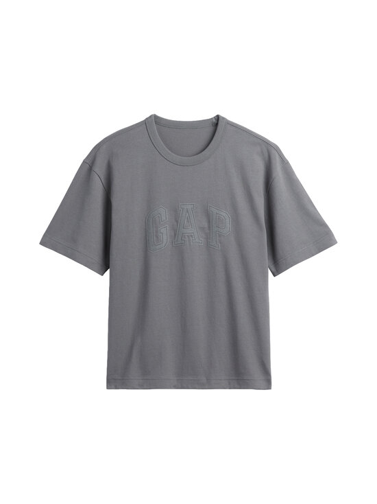 GAP - Relaxed Cropped Logo T-krekls - CASTOR GRAY 18-0510 | Stockmann - photo 1