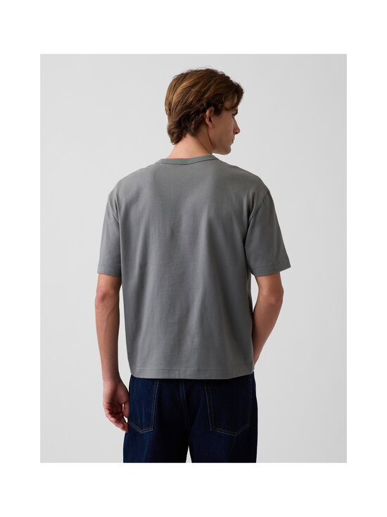 GAP - Relaxed Cropped Logo T-krekls - CASTOR GRAY 18-0510 | Stockmann - photo 3