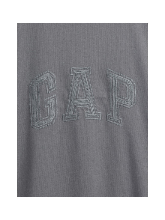 GAP - Relaxed Cropped Logo T-krekls - CASTOR GRAY 18-0510 | Stockmann - photo 4