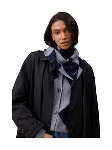TBCo - Sall Small Merino Wool Triangle - NAVY | Stockmann