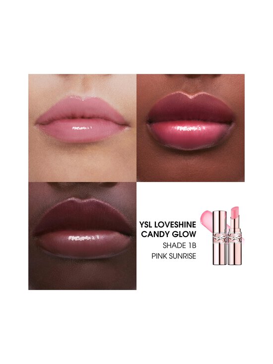 Yves Saint Laurent - YSL LOVESHINE Candy Glow Tinted Butter Balm -sävytetty huulivoide - 1B PINK SUNRISE - photo 4 Yves Saint Laurent - YSL LOVESHINE Candy Glow Tinted Butter Balm -sävytetty huulivoide - 1B PINK SUNRISE | Stockmann - photo 4