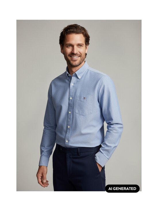 GANT - Regular Classic Oxford -kauluspaita - 436 COLLEGE BLUE | Stockmann - photo 2