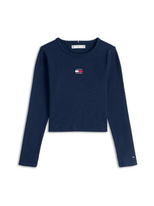 Tommy Hilfiger - Trikotaažsärk Heritage Flag Rib - C1G DARK NIGHT NAVY | Stockmann