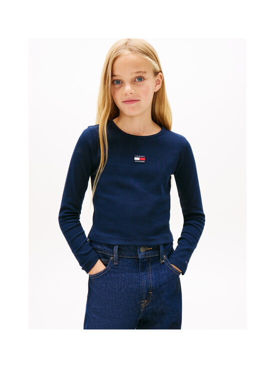 Tommy Hilfiger - Trikotaažsärk Heritage Flag Rib - C1G DARK NIGHT NAVY | Stockmann - photo 3