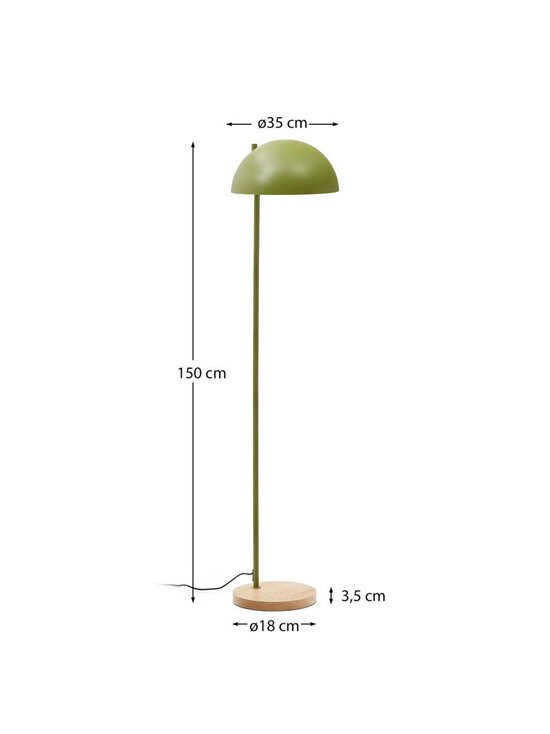 Kave Home - Catlar-lattiavalaisin saarni / vihreä metalli - BEIGE | Stockmann - photo 6