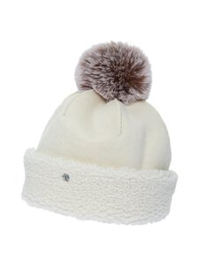 KN Kati Niemi - Teddy pompom -pipo - 38 WHITE | Stockmann
