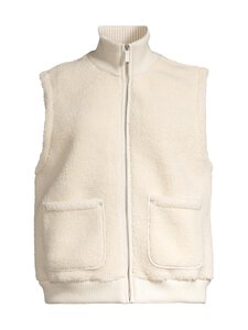 Sweaty Betty - Plush Fleece Ribbed -liivi - 1003 ECRU BEIGE | Stockmann