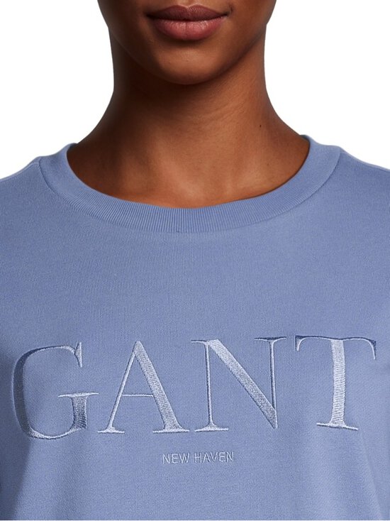 GANT - Tonal Graphic C-neck -collegepaita - 430 FADED DENIM | Stockmann - photo 4