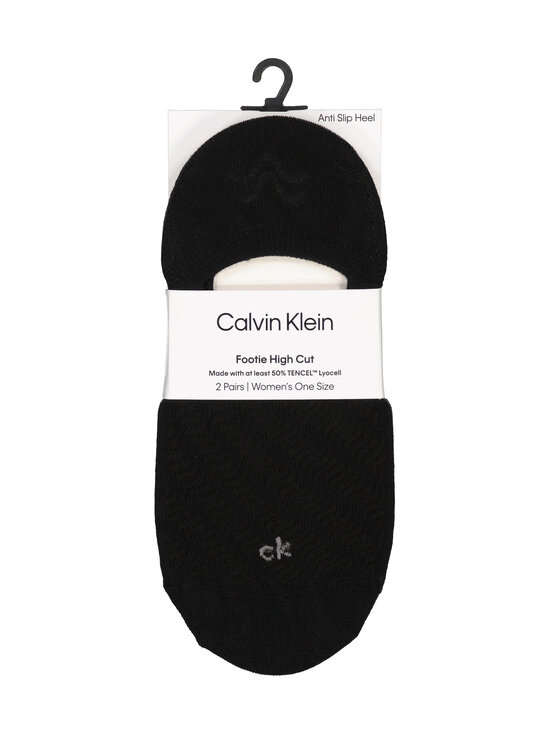 Calvin Klein - Sokid Footie Structure 2 paari - 004 BLACK | Stockmann - photo 3