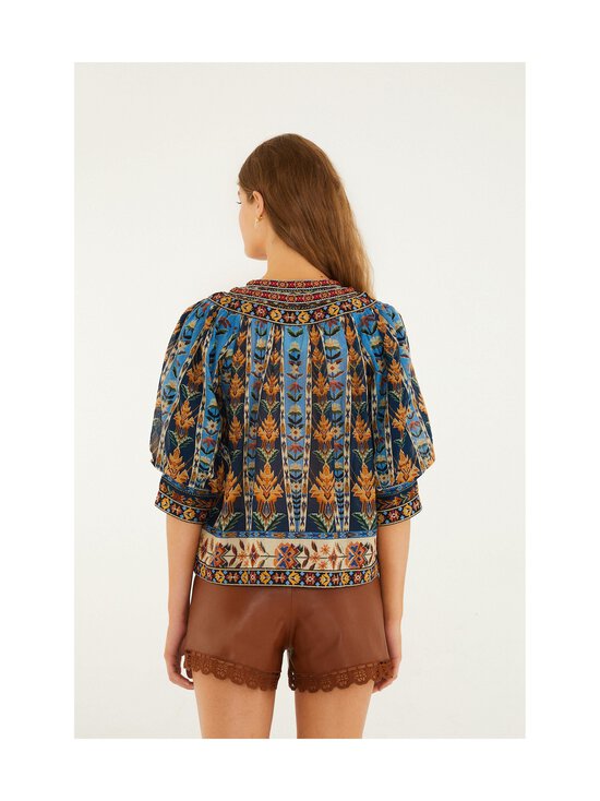 Farm Rio - Embroidered Tapestry -pusero - 26032 EMBROIDERED TAPESTRY BLUE | Stockmann - photo 2