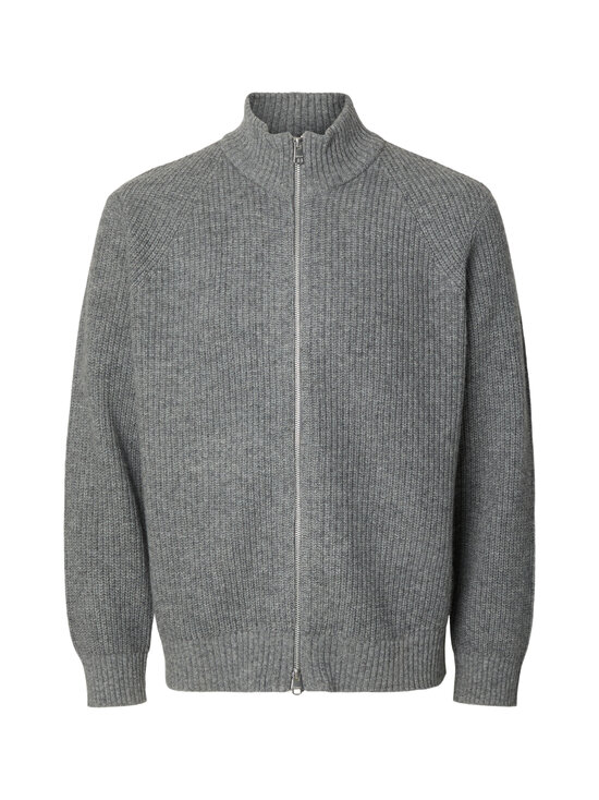 Selected - Kardigan SlmCody Full Zip - MEDIUM GREY MELANGE | Stockmann - photo 1