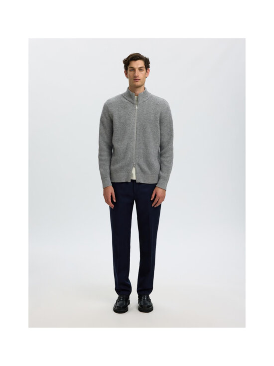 Selected - Kardigan SlmCody Full Zip - MEDIUM GREY MELANGE | Stockmann - photo 2