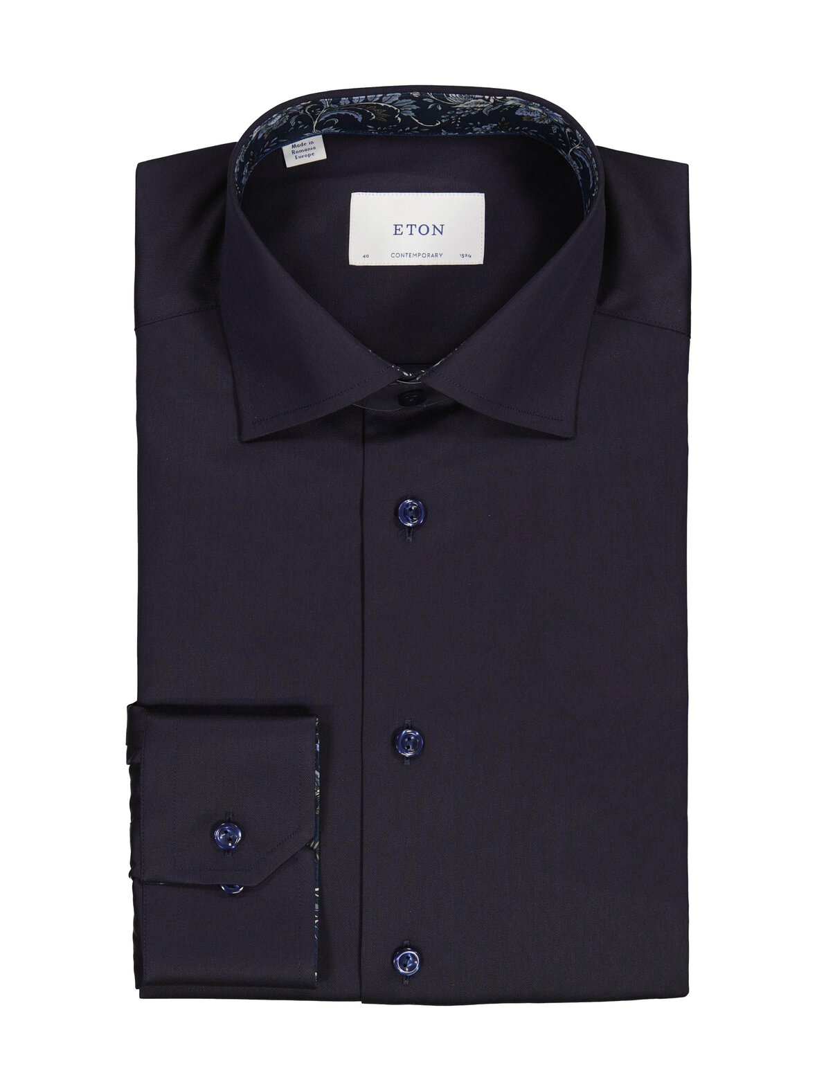 Contemporary Fit Floral Effect Signature -kauluspaita