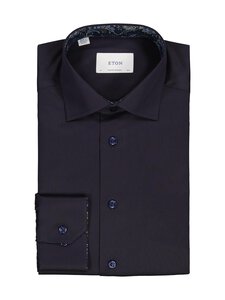 Eton - Contemporary Fit Floral Effect Signature -kauluspaita - 29 NAVY BLUE | Stockmann