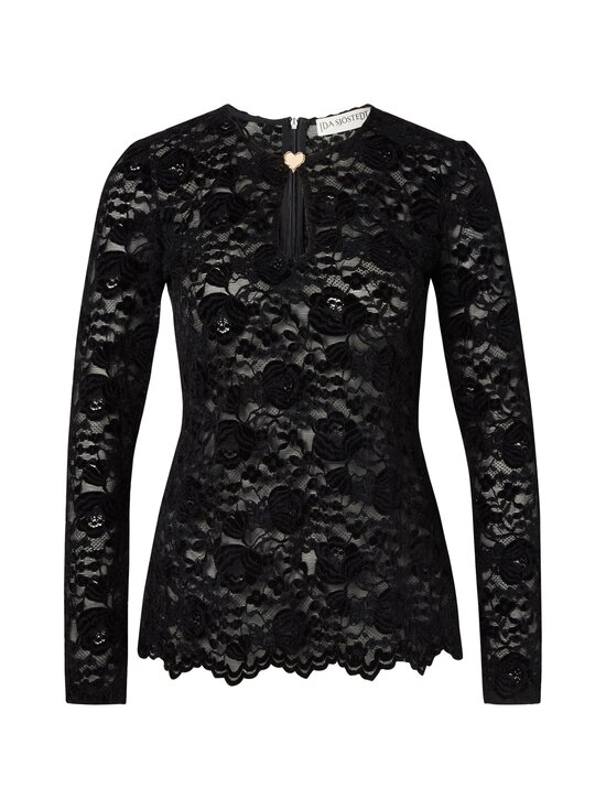 Ida Sjöstedt - Tasha-pitsipaita - BLACK | Stockmann - photo 1