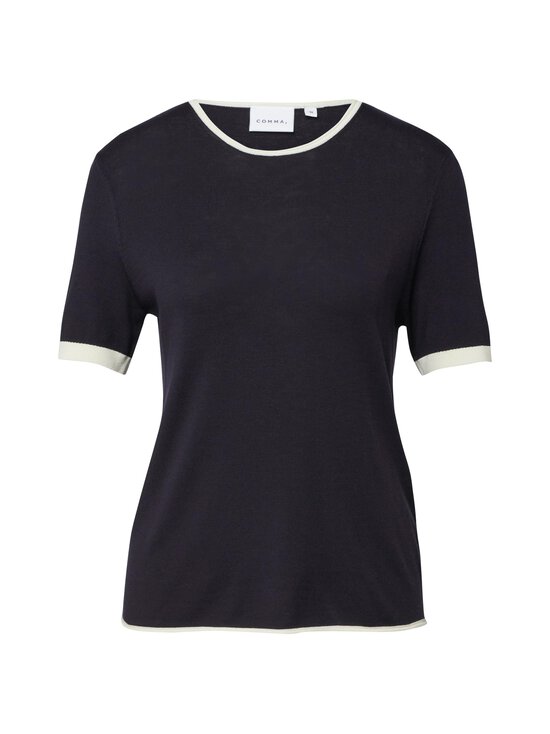 Comma - Short Sleve -neule - 5976 NAVY WITH OFF WHITE | Stockmann - photo 1