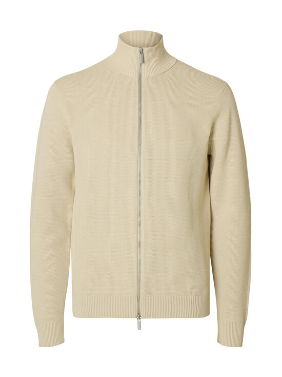 Selected - SlmDane Zip adīta jaka - OATMEAL | Stockmann - photo 1