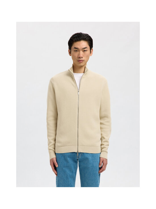 Selected - SlmDane Zip adīta jaka - OATMEAL | Stockmann - photo 2