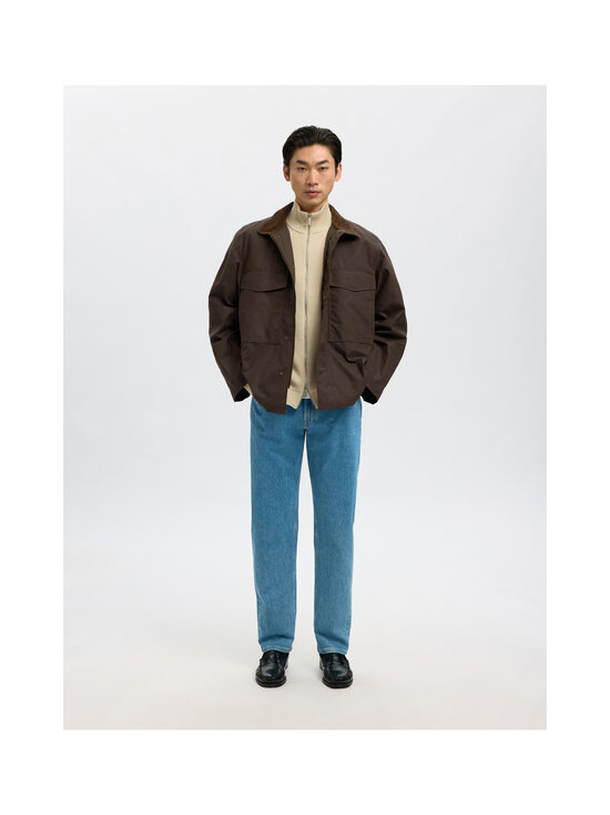Selected - SlmDane Zip adīta jaka - OATMEAL | Stockmann - photo 6