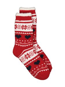 Cuddly Socks - Holidays Anti-slip -sukat - 6679 ROSSO/NAVY/OFF-WHITE | Stockmann