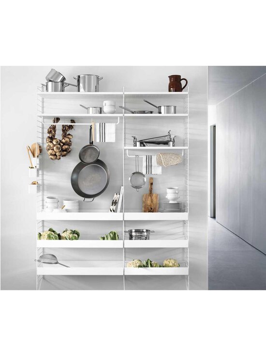 String - String System -metallihylly valkoinen 78 x 20 cm - WHITE | Stockmann - photo 2