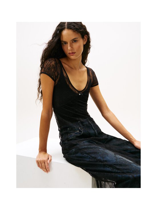 Tommy Jeans - Mežģīņu maksikleita - BDS BLACK | Stockmann - photo 4