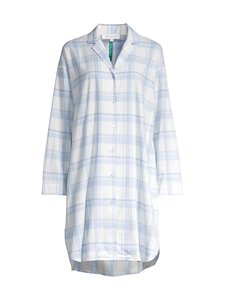A+more - Nicole-flanelliyöpaita - LIGHT BLUE CHECK | Stockmann