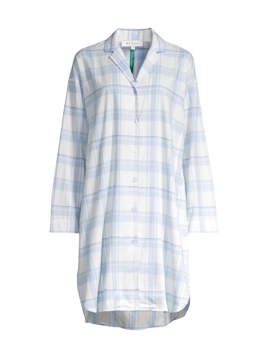 A+more - Nicole-flanelliyöpaita - LIGHT BLUE CHECK | Stockmann - photo 1