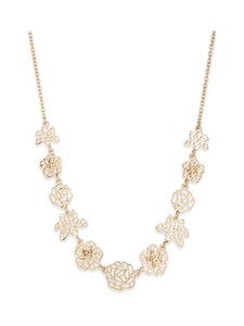 Marchesa - NK 16IN Flower Frontal -kaulakoru - GOLD / CRYSTAL | Stockmann