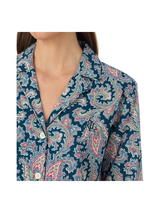 Lauren Ralph Lauren - Notch Collar Ankle -pyjama 2-osainen - 942 MULTIPAIS | Stockmann - photo 3