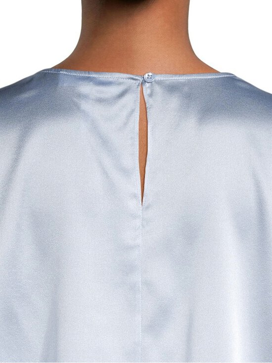 ESSENTIALS by Stockmann - Josie O-neck zīda blūze - LT.BLUE | Stockmann - photo 4