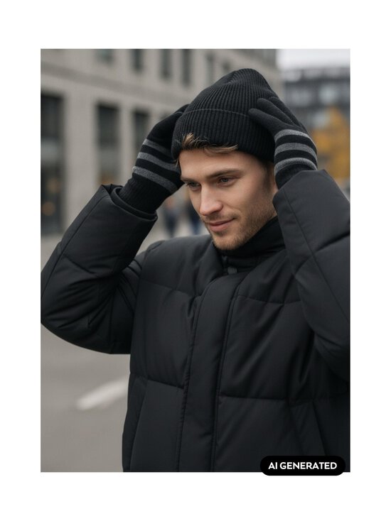 Fat Moose - Nuuk-käsineet - BLACK/GREY | Stockmann - photo 2