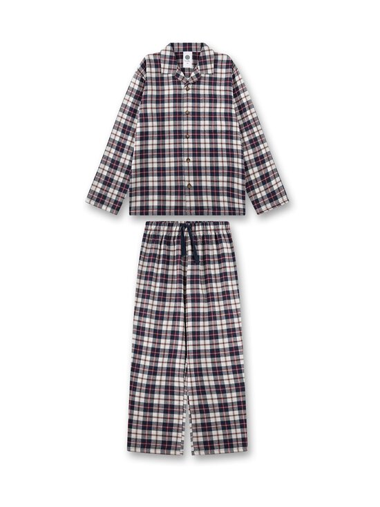 Sanetta - Flanell Classical -ruutupyjama - BLUE SPACE 50352 | Stockmann - photo 1