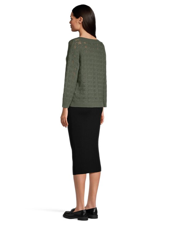 NOOM - Kampsun Madelyn Crochet - KHAKI GREEN SOLID | Stockmann - photo 5