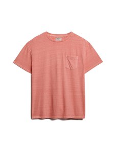 Superdry - Cotton Classic Linen t-paita - K3W COASTAL CORAL | Stockmann