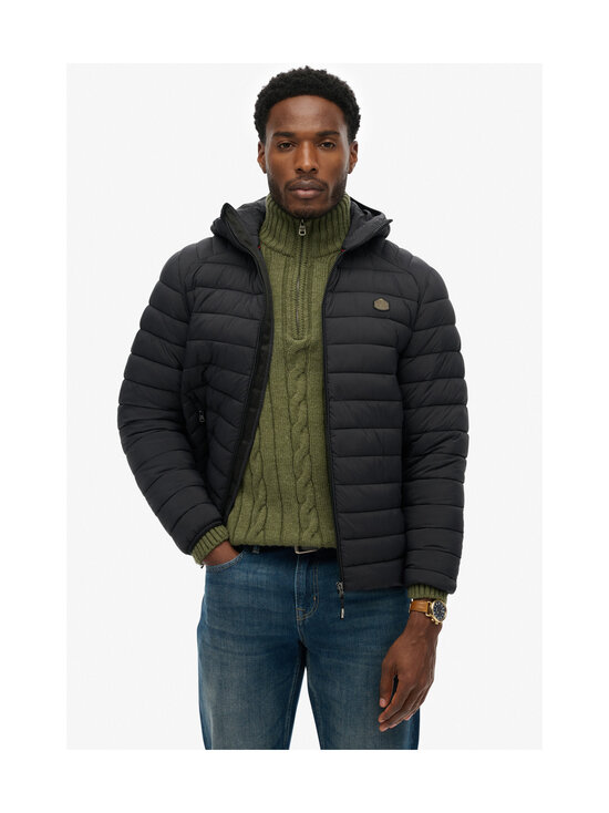 Superdry - Hooded Fuji Lite -toppatakki - 02A BLACK | Stockmann - photo 2