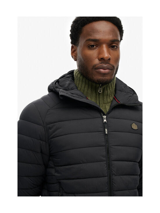 Superdry - Hooded Fuji Lite -toppatakki - 02A BLACK | Stockmann - photo 5