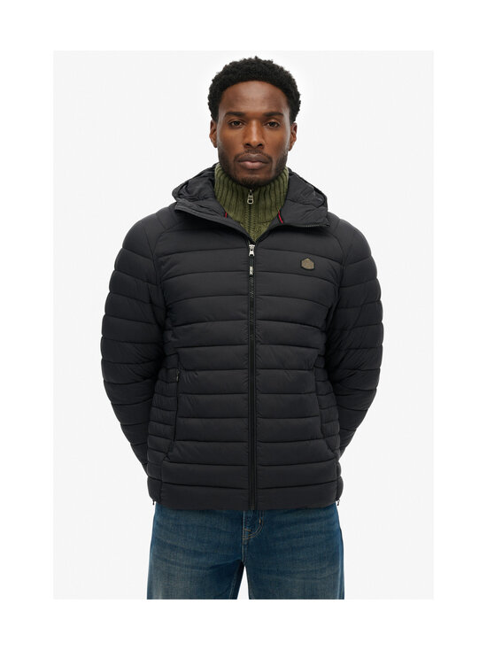 Superdry - Hooded Fuji Lite -toppatakki - 02A BLACK | Stockmann - photo 6