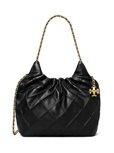 Tory Burch - Fleming Mini Hobo -nahkalaukku - BLACK | Stockmann