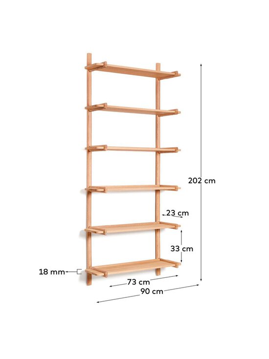 Kave Home - Sitra-seinähylly - TAMMI | Stockmann - photo 2
