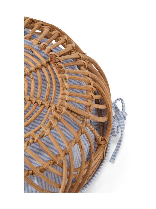 Lexington - Wavy Rattan Basket with Liner -tarjoilukori - NATURAL | Stockmann - photo 4