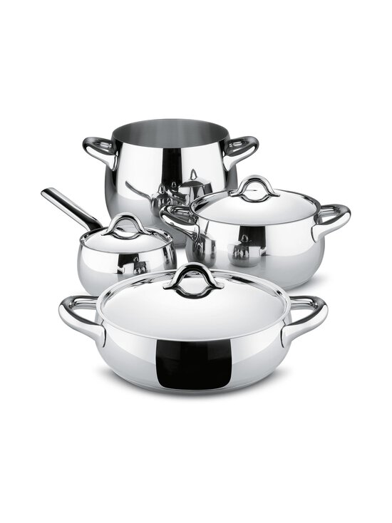 Alessi - Mami Low Casserole -kattila + kansi 4.6 l - STEEL | Stockmann - photo 2