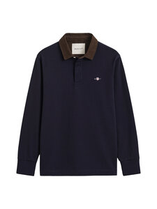GANT - Corduroy Collar -pikeepaita - 433 EVENING BLUE | Stockmann