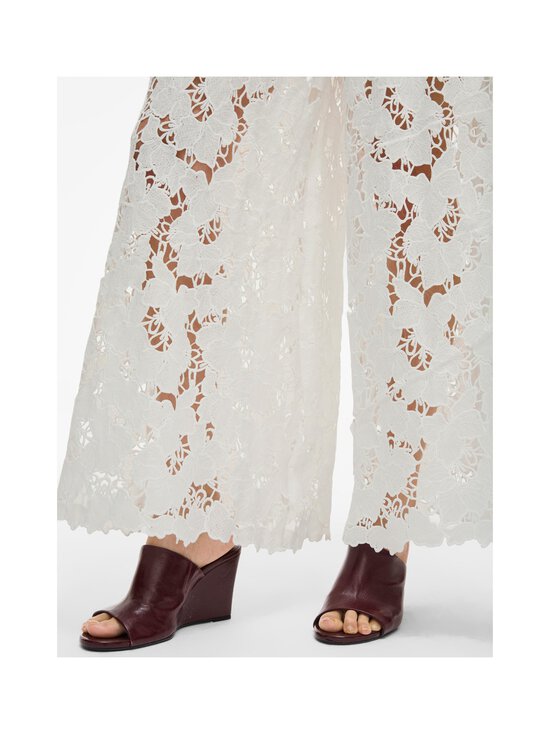 Vila - ViHylde Lace -housut - CLOUD DANCER | Stockmann - photo 6